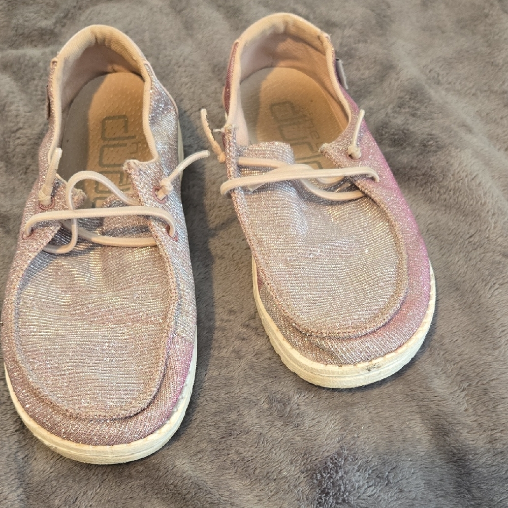 Sparkly Pink Casual Shoes